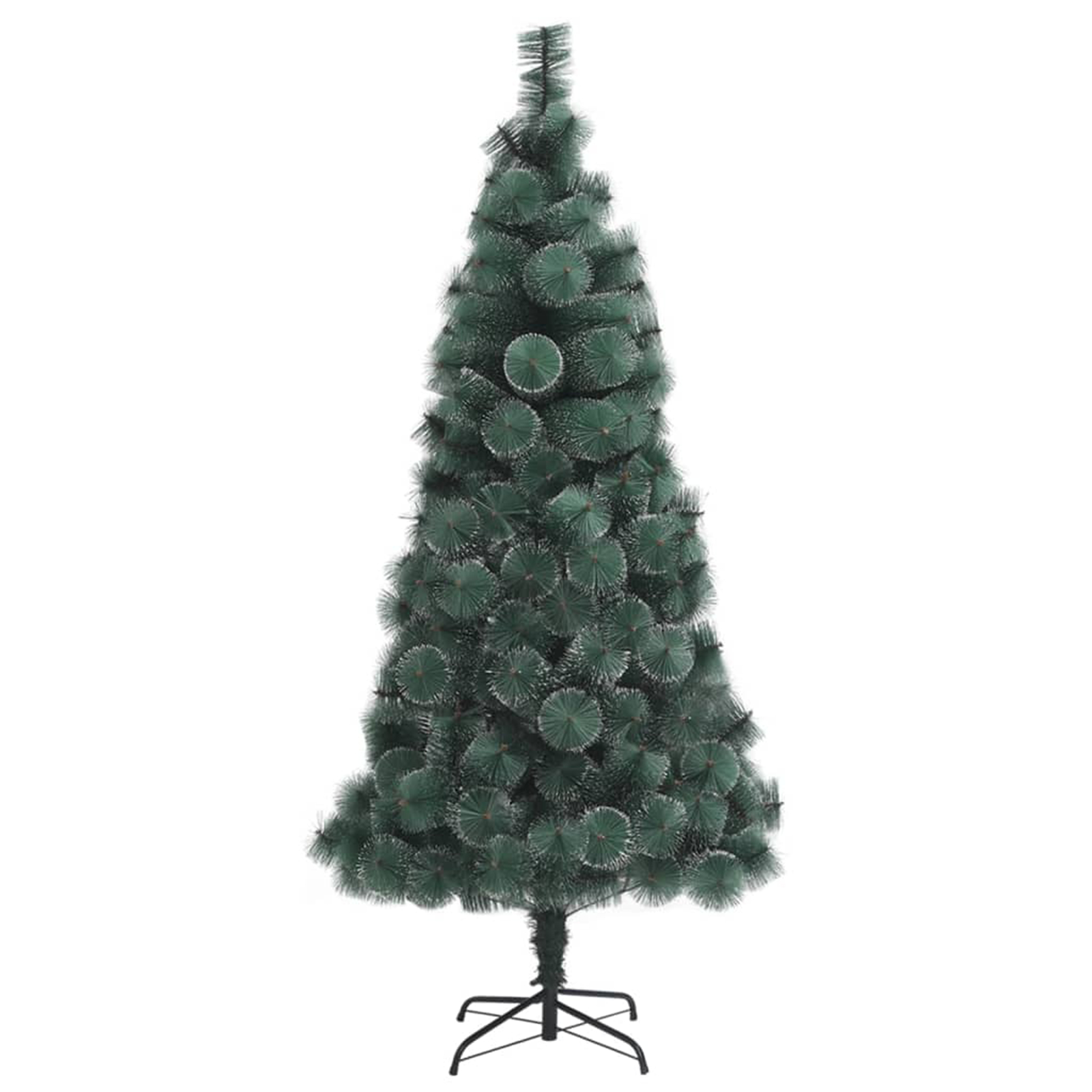 vidaXL Brad de Crăciun artificial LED și set globuri Verde 150 cm PET vidaXL Brad de Crăciun artificial LED și set globuri Verde 150 cm PET