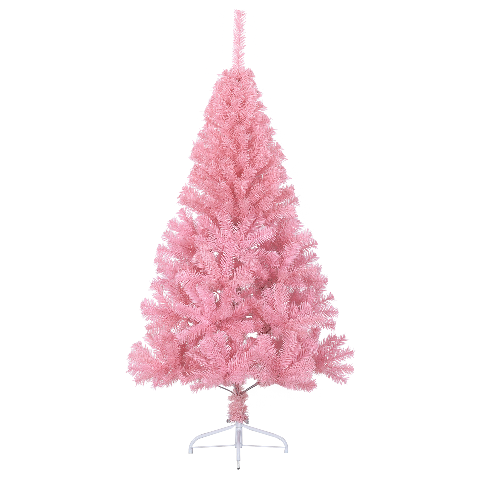 vidaXL Brad de Crăciun cu lumini decorative cu coarde Roz 240 cm PVC