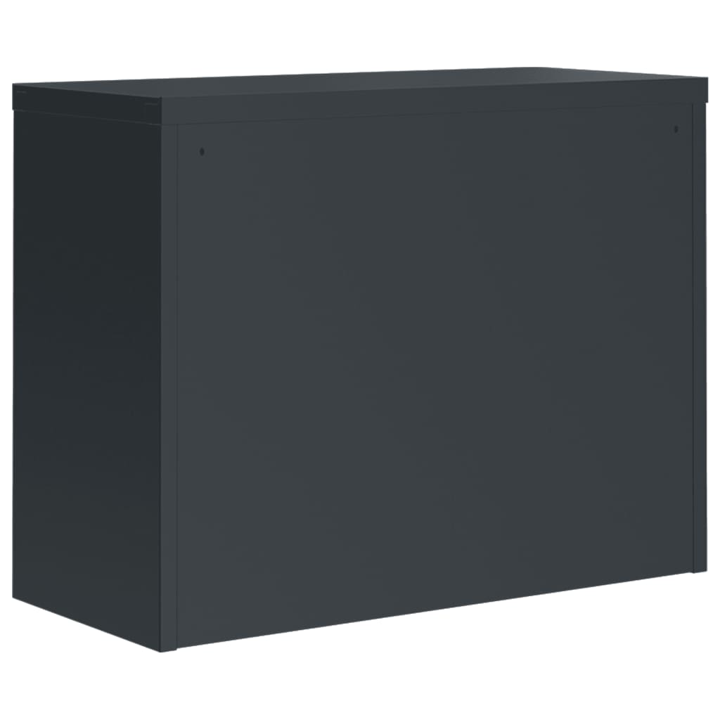vidaXL Fișet, antracit, 90x40x70 cm, oțel vidaXL Fișet, antracit, 90x40x70 cm, oțel