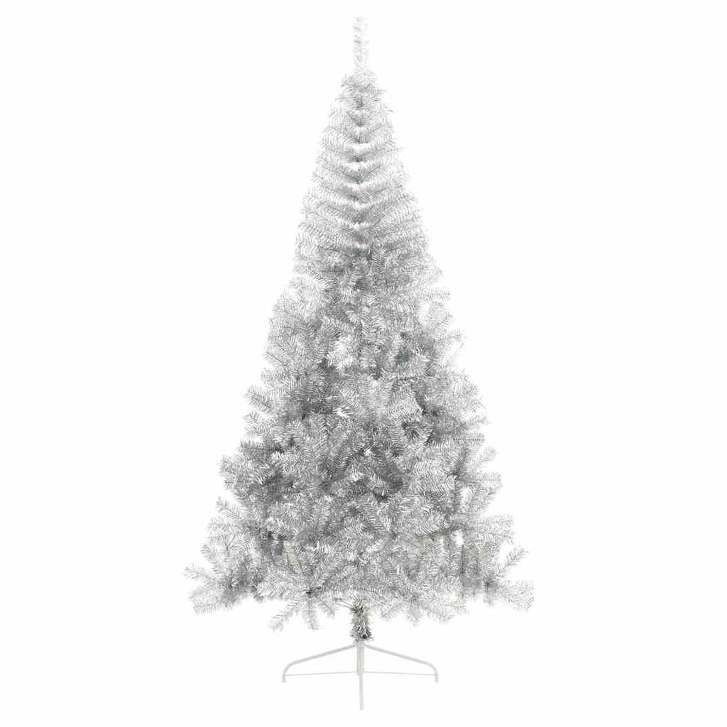 vidaXL Brad de Crăciun artificial Argintiu 240 cm PET