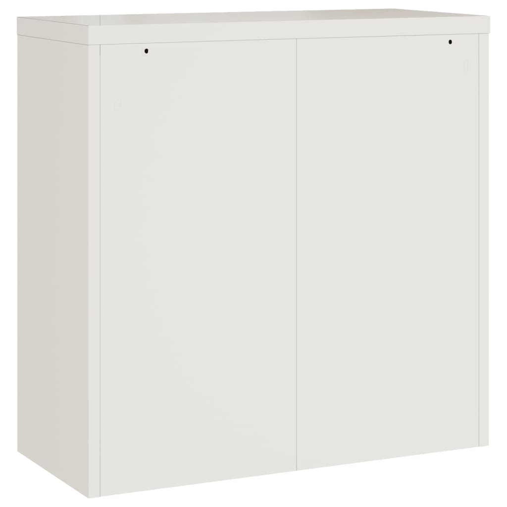vidaXL Dulap pentru dosare, alb, 90x40x90 cm, oțel vidaXL Dulap pentru dosare, alb, 90x40x90 cm, oțel