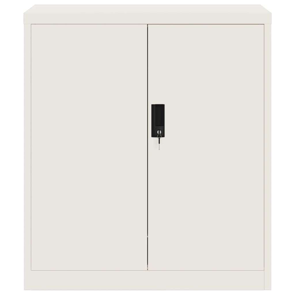 vidaXL Dulap pentru dosare, alb, 79x40x90 cm, oțel