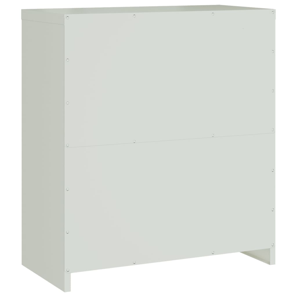 vidaXL Fișet, gri deschis, 79x40x90 cm, oțel vidaXL Fișet, gri deschis, 79x40x90 cm, oțel