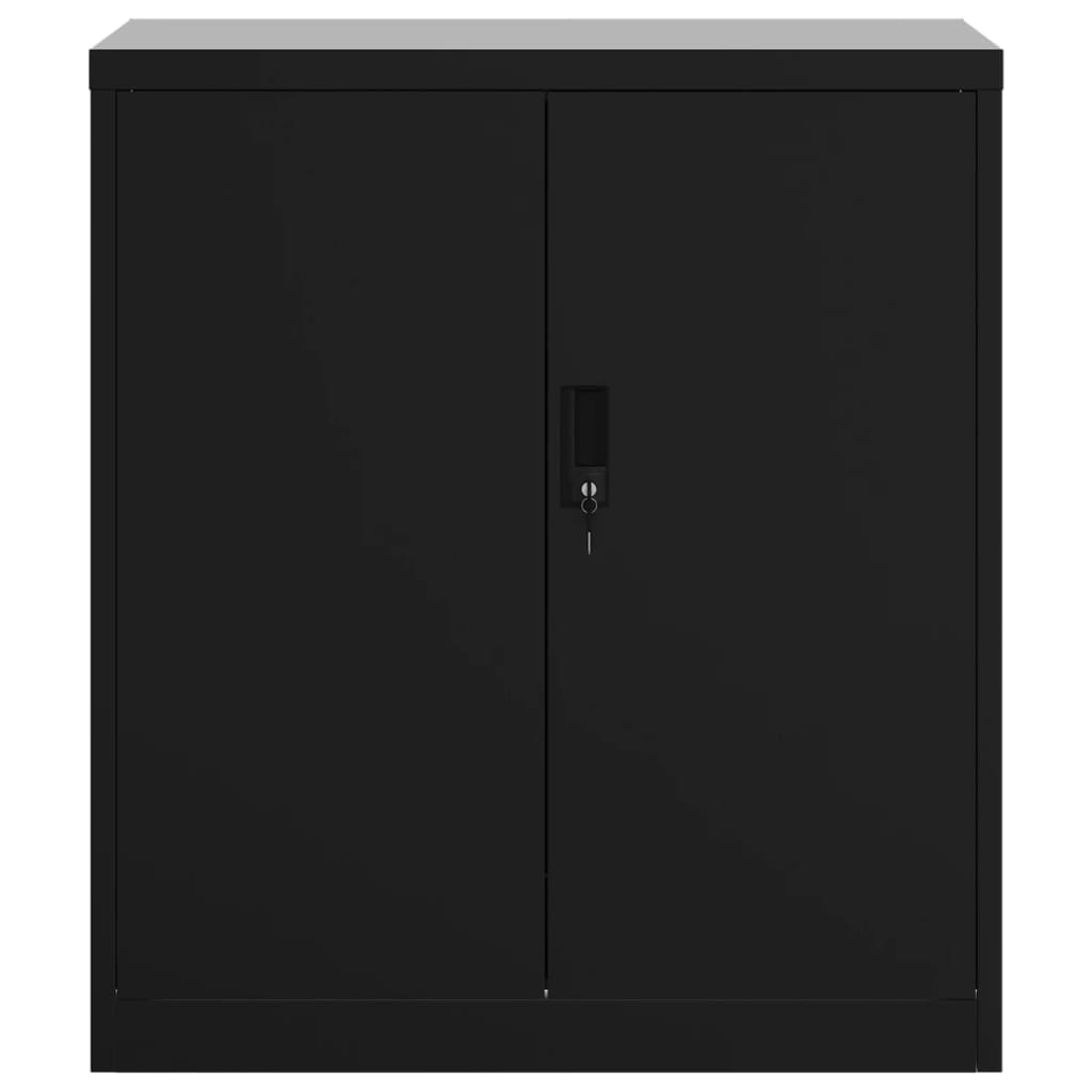 vidaXL Dulap pentru dosare, negru, 79x40x90 cm, oțel vidaXL Dulap pentru dosare, negru, 79x40x90 cm, oțel