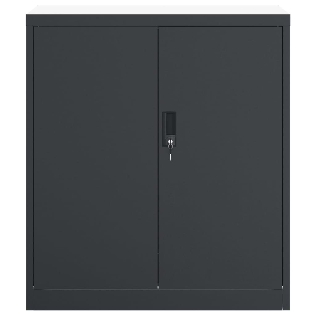 vidaXL Fișet, antracit, 79x40x90 cm, oțel vidaXL Fișet, antracit, 79x40x90 cm, oțel