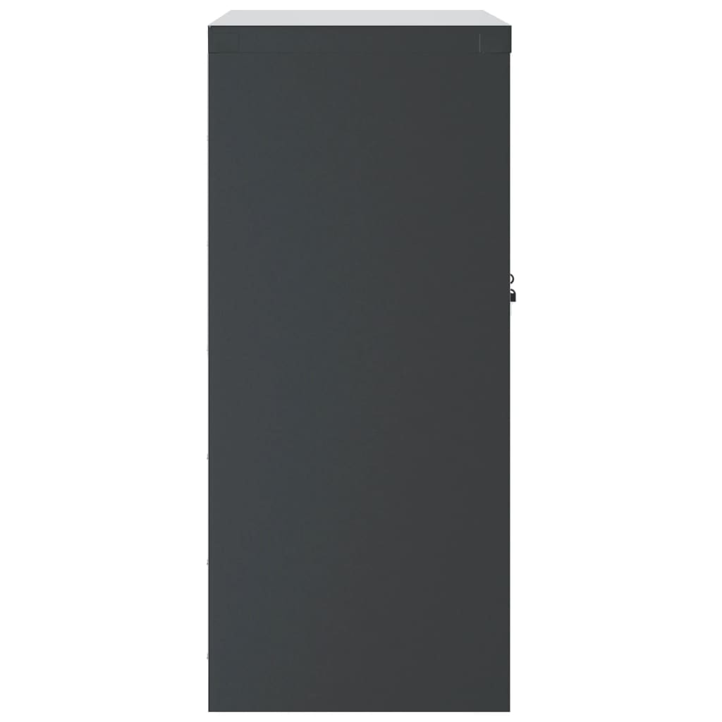 vidaXL Fișet, antracit, 79x40x90 cm, oțel vidaXL Fișet, antracit, 79x40x90 cm, oțel