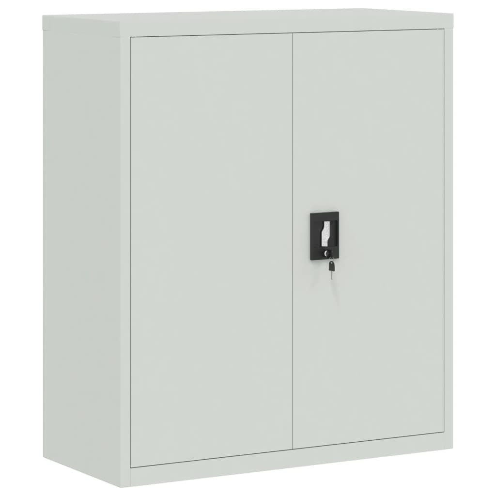 vidaXL Fișet, gri deschis, 90x40x105 cm, oțel vidaXL Fișet, gri deschis, 90x40x105 cm, oțel