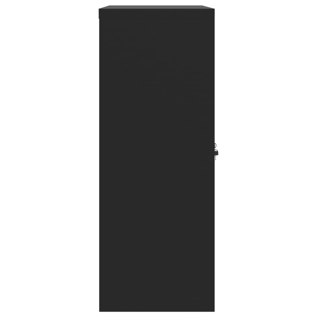 vidaXL Fișet, negru, 90x40x105 cm, oțel vidaXL Fișet, negru, 90x40x105 cm, oțel
