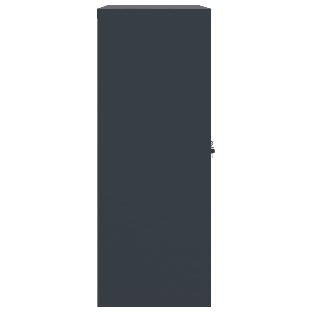 vidaXL Fișet, antracit, 90x40x105 cm, oțel vidaXL Fișet, antracit, 90x40x105 cm, oțel