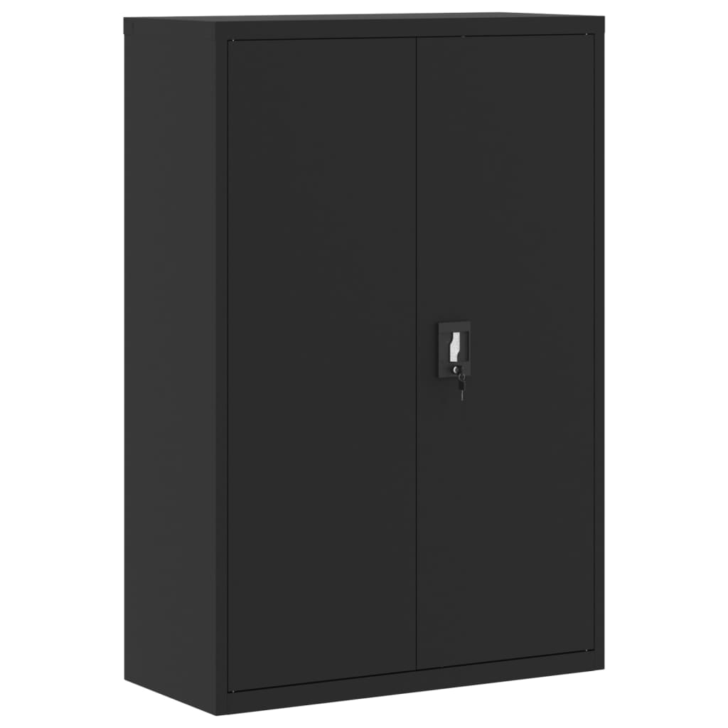 vidaXL Fișet, negru, 90x40x140 cm, oțel vidaXL Fișet, negru, 90x40x140 cm, oțel