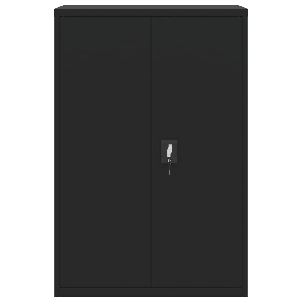 vidaXL Fișet, negru, 90x40x140 cm, oțel vidaXL Fișet, negru, 90x40x140 cm, oțel