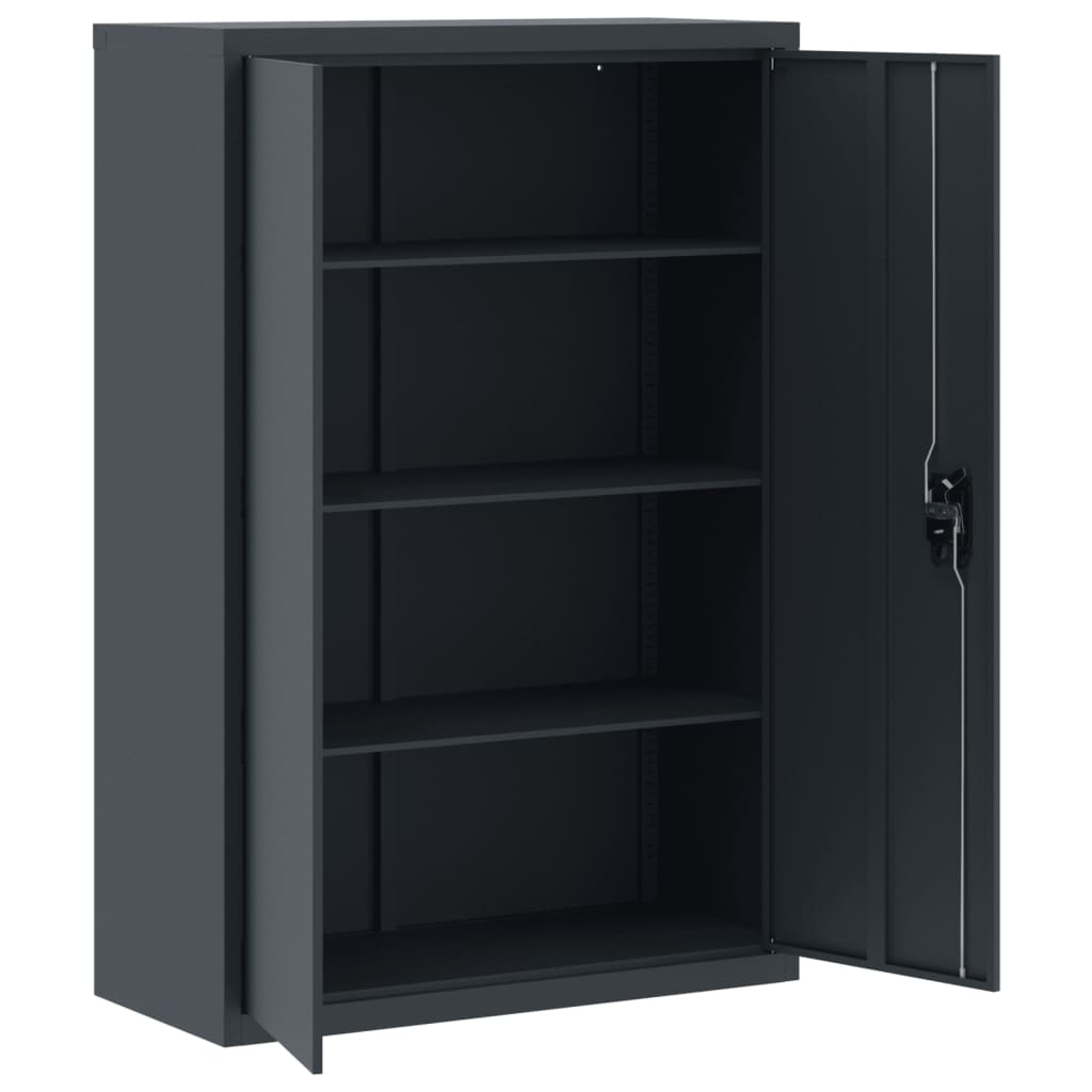 vidaXL Fișet, antracit, 90x40x140 cm, oțel vidaXL Fișet, antracit, 90x40x140 cm, oțel