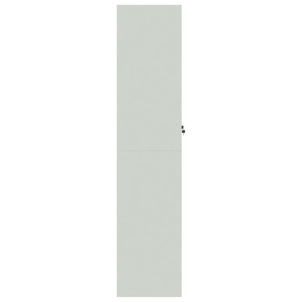 vidaXL Fișet, gri deschis, 90x40x180 cm, oțel vidaXL Fișet, gri deschis, 90x40x180 cm, oțel