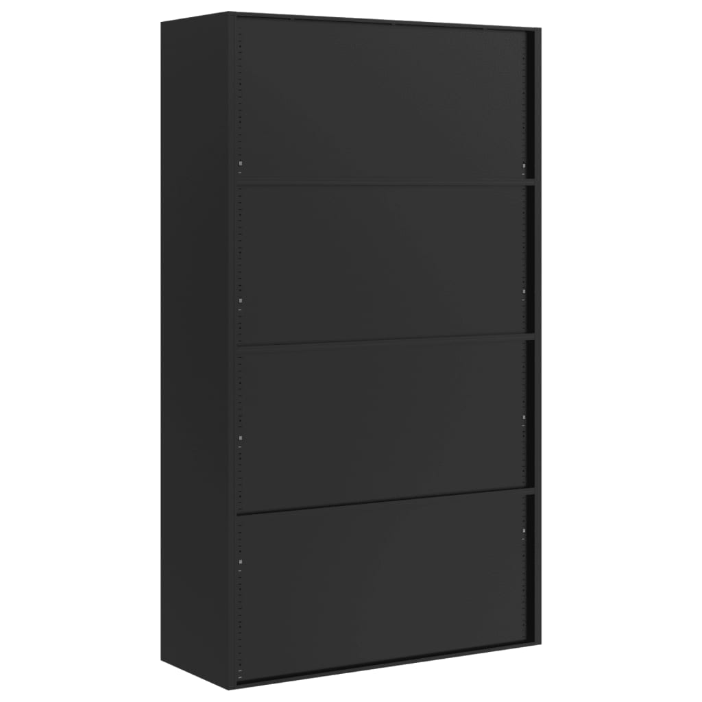vidaXL Fișet, negru, 105x40x180 cm, oțel vidaXL Fișet, negru, 105x40x180 cm, oțel