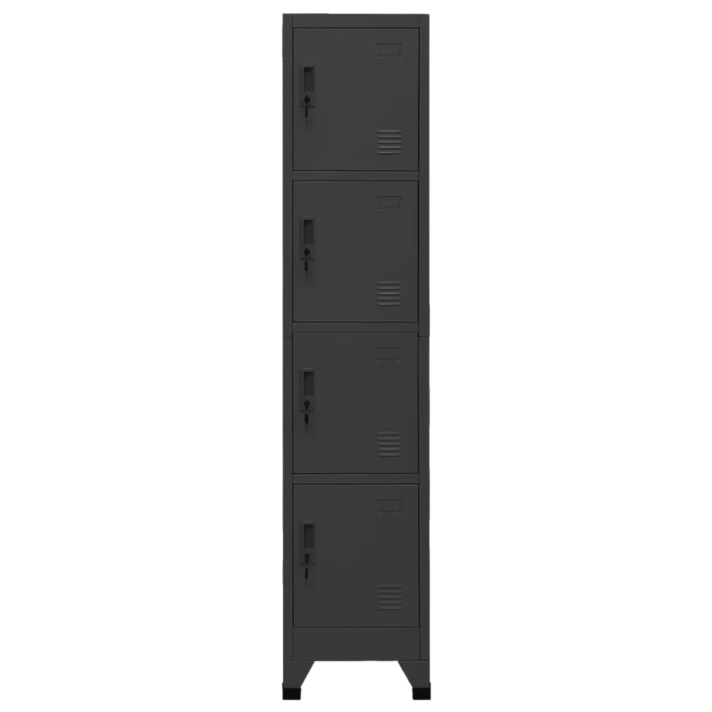 vidaXL Fișet, antracit, 35x45x180 cm, oțel vidaXL Fișet, antracit, 35x45x180 cm, oțel