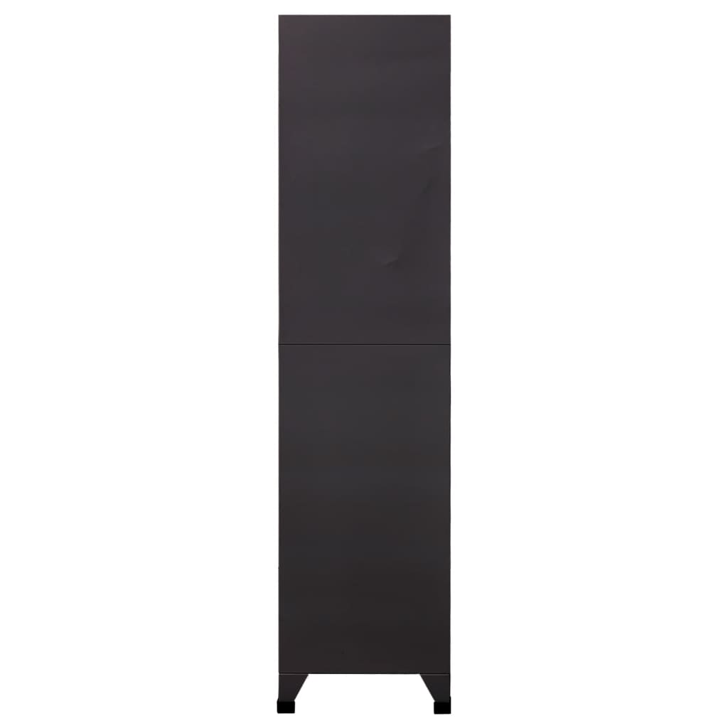 vidaXL Fișet, antracit și alb, 90x40x180 cm, oțel vidaXL Fișet, antracit și alb, 90x40x180 cm, oțel