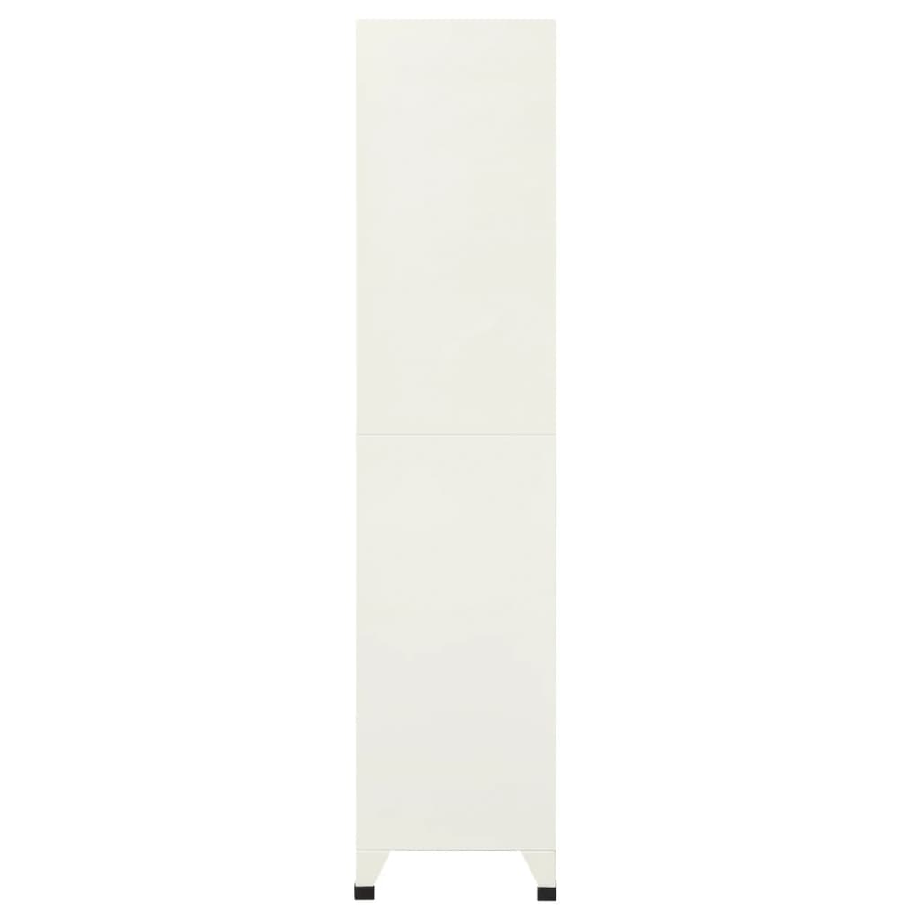 vidaXL Fișet, gri și albastru, 90x40x180 cm, oțel