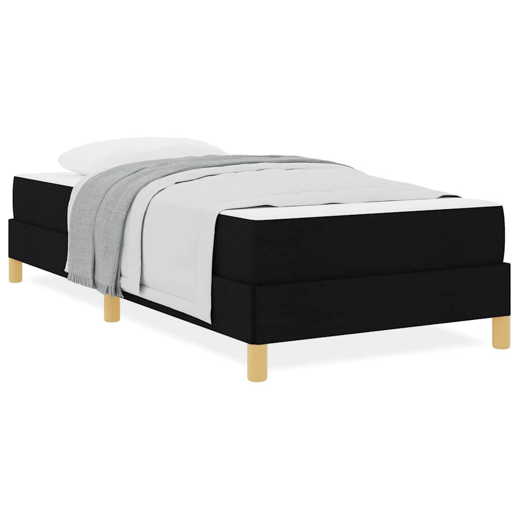 vidaXL Pat cu arcuri Negru și Maro 80 x 200 cm vidaXL Pat cu arcuri Negru și Maro 80 x 200 cm