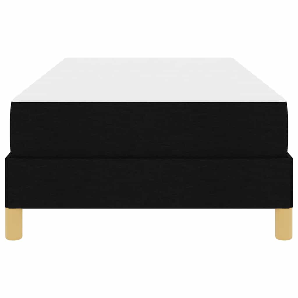 vidaXL Pat cu arcuri Negru și Maro 100 x 200 cm vidaXL Pat cu arcuri Negru și Maro 100 x 200 cm