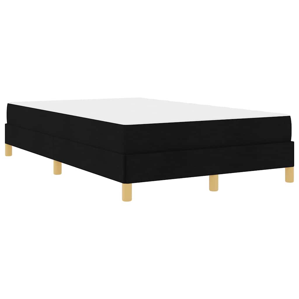 vidaXL Pat cu arcuri Negru și Maro 120 x 190 cm vidaXL Pat cu arcuri Negru și Maro 120 x 190 cm