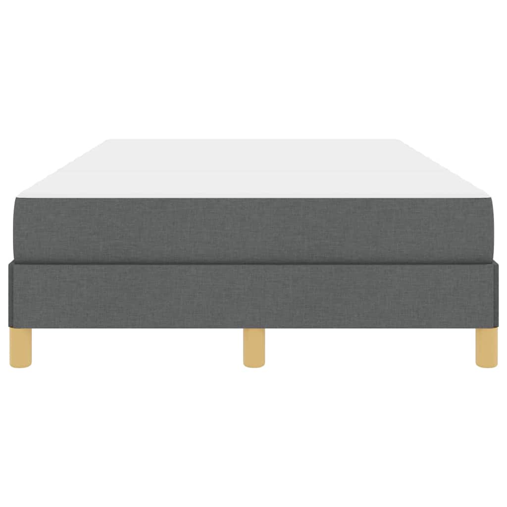 vidaXL Pat cu arcuri Gri închis și Maro 120 x 200 cm vidaXL Pat cu arcuri Gri închis și Maro 120 x 200 cm