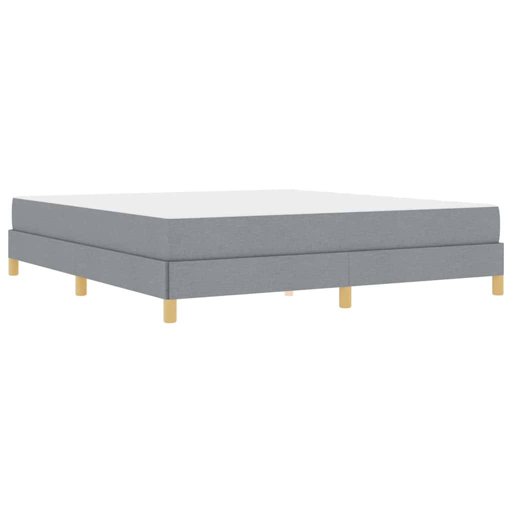 vidaXL Pat cu arcuri Gri deschis și Maro 180 x 200 cm vidaXL Pat cu arcuri Gri deschis și Maro 180 x 200 cm
