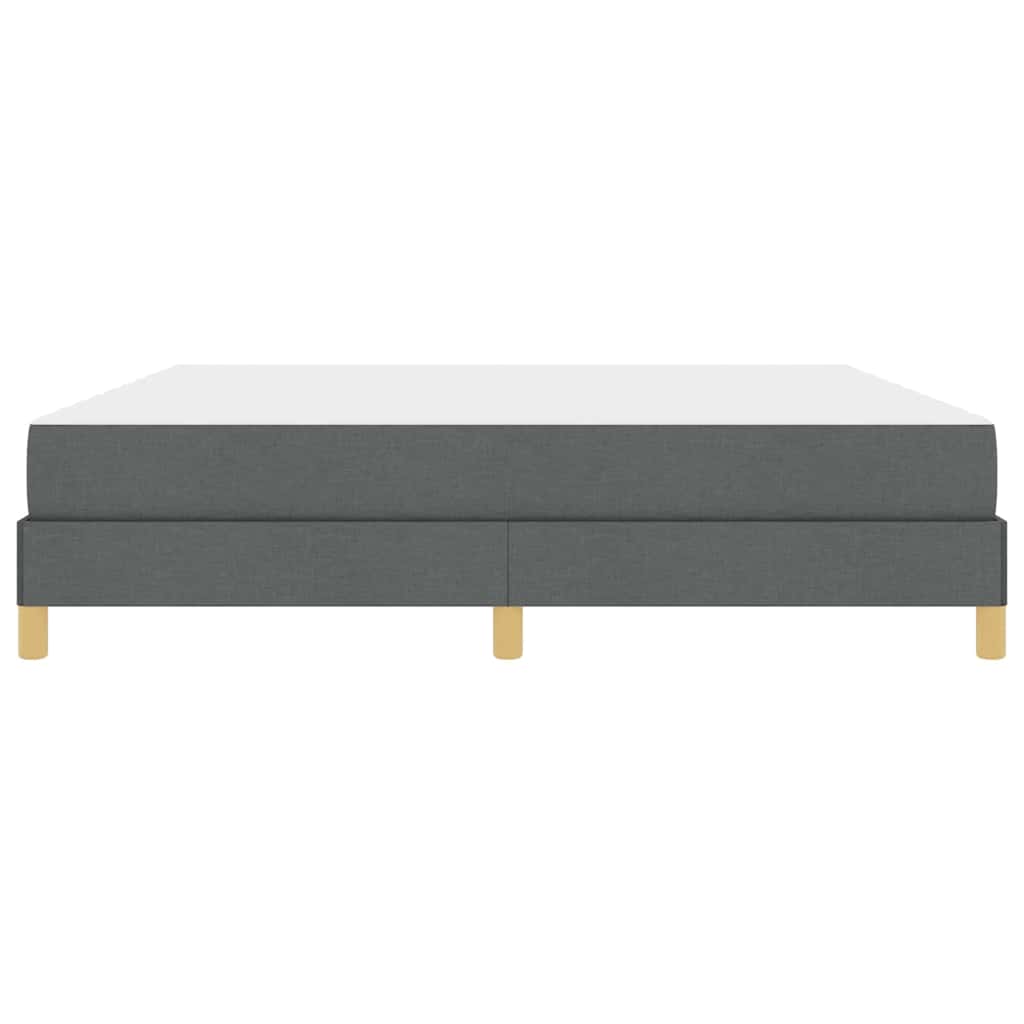 vidaXL Pat cu arcuri Gri închis și Maro 180 x 200 cm vidaXL Pat cu arcuri Gri închis și Maro 180 x 200 cm