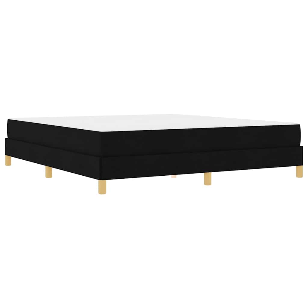 vidaXL Pat cu arcuri Negru și Maro 180 x 200 cm vidaXL Pat cu arcuri Negru și Maro 180 x 200 cm