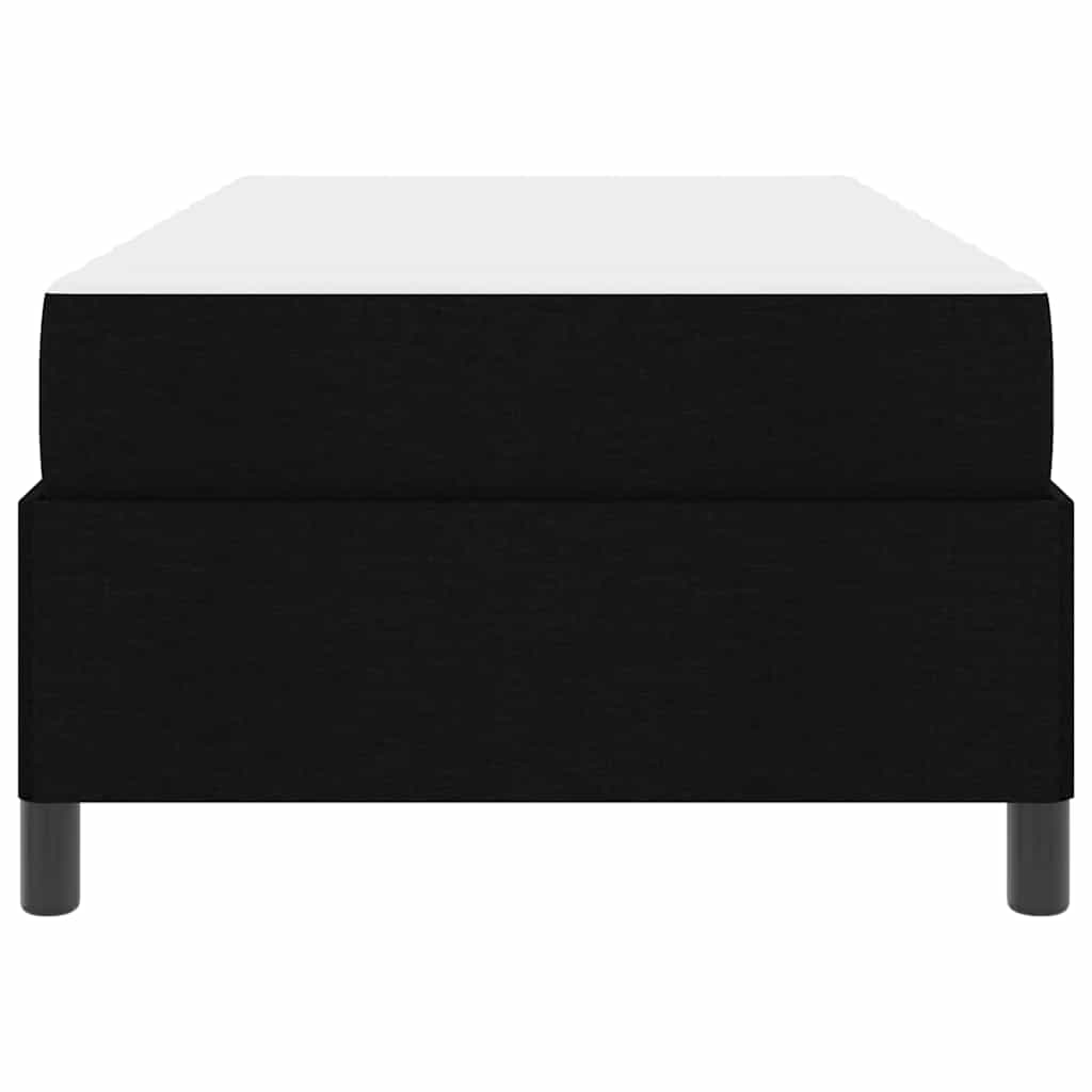 vidaXL Pat cu arcuri Negru și negru 100 x 200 cm vidaXL Pat cu arcuri Negru și negru 100 x 200 cm