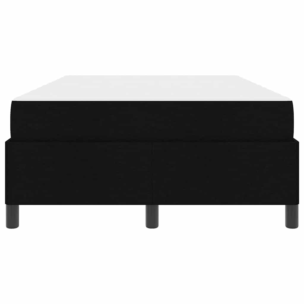 vidaXL Pat cu arcuri Negru și negru 120 x 190 cm vidaXL Pat cu arcuri Negru și negru 120 x 190 cm