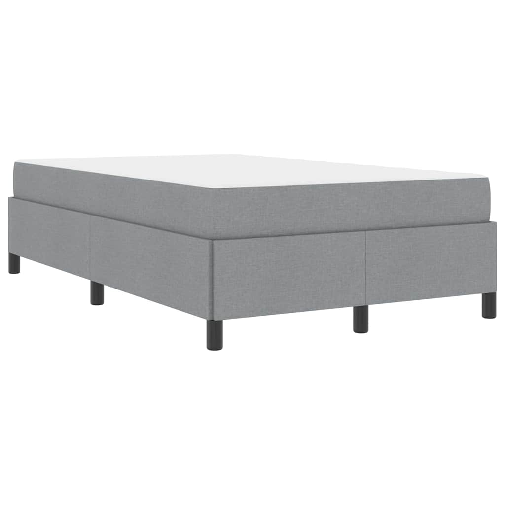 vidaXL Pat cu arcuri Gri deschis și Negru 120 x 200 cm vidaXL Pat cu arcuri Gri deschis și Negru 120 x 200 cm