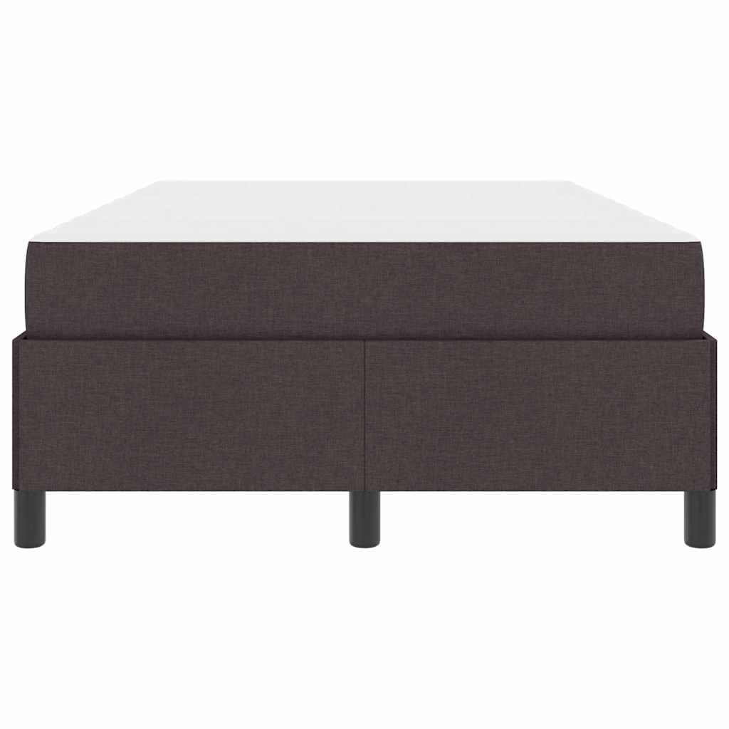 vidaXL Pat cu arcuri Maro 120 x 200 cm Țesătură, Lemn Ingineresc vidaXL Pat cu arcuri Maro 120 x 200 cm Țesătură, Lemn Ingineresc
