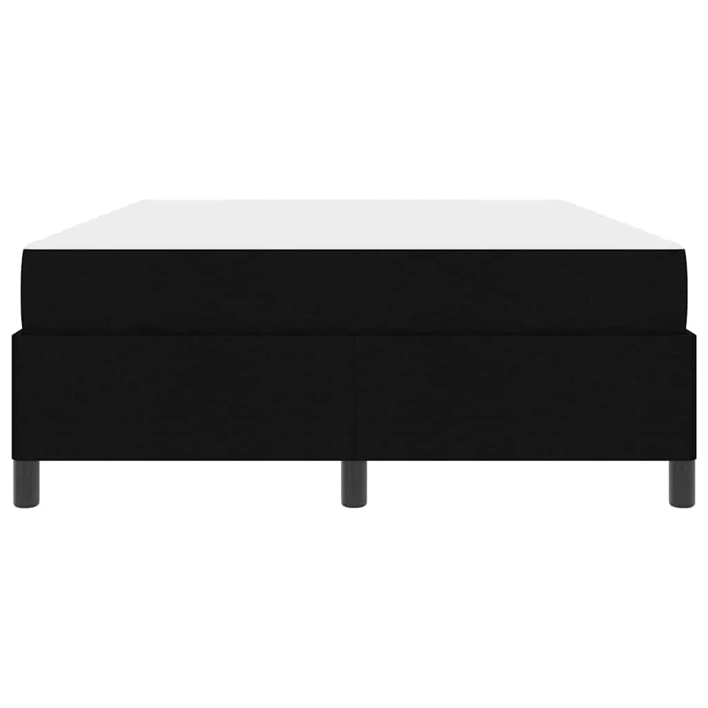 vidaXL Pat cu arcuri Negru și negru 140 x 200 cm vidaXL Pat cu arcuri Negru și negru 140 x 200 cm