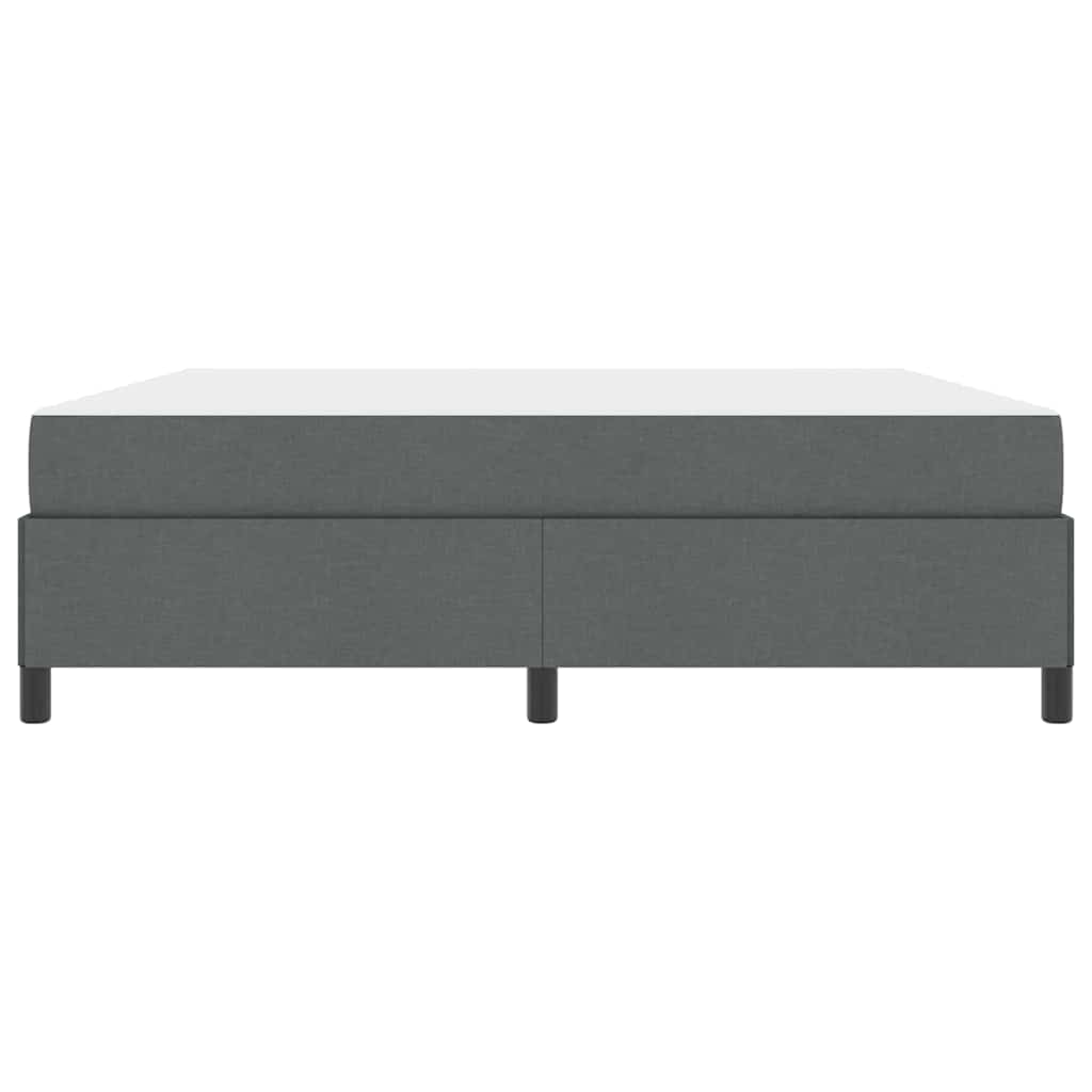 vidaXL Pat cu arcuri Gri închis și Negru 180 x 200 cm vidaXL Pat cu arcuri Gri închis și Negru 180 x 200 cm