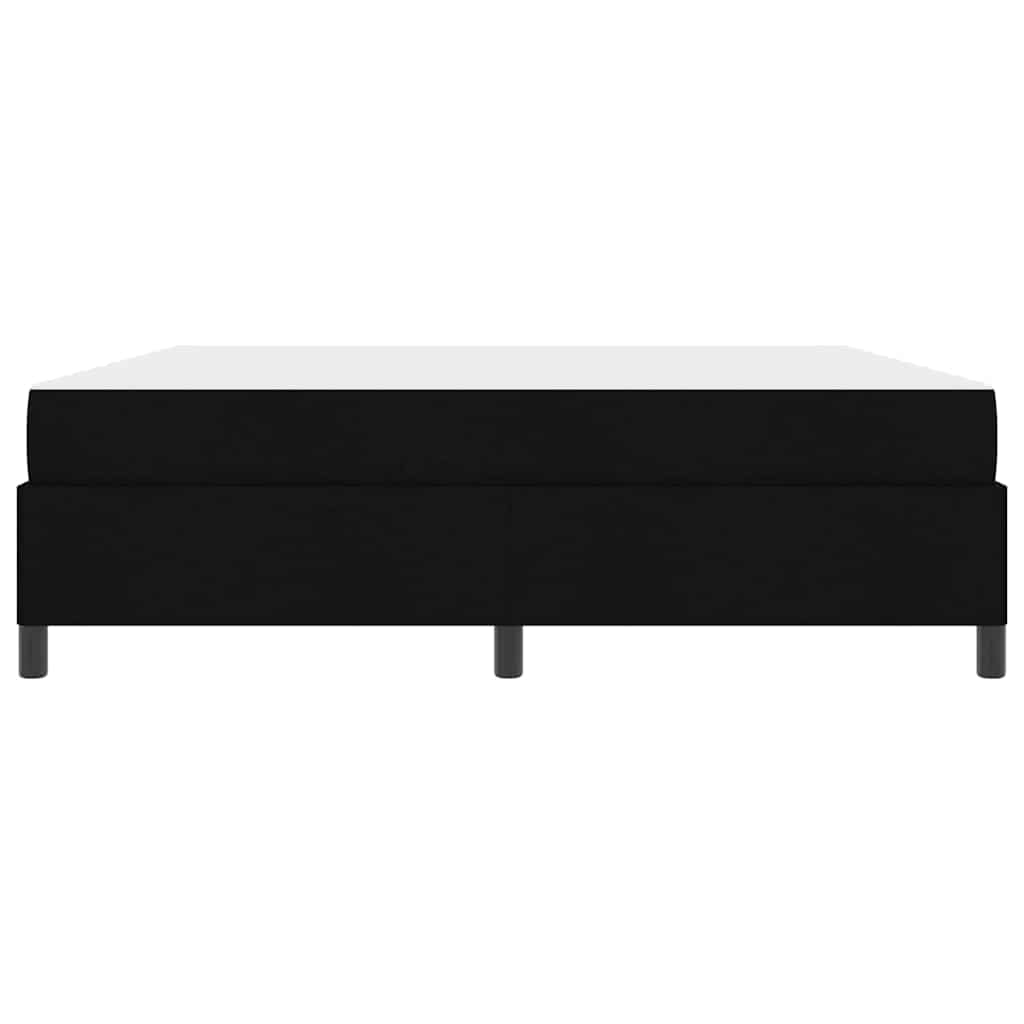vidaXL Pat cu arcuri Negru și negru 180 x 200 cm vidaXL Pat cu arcuri Negru și negru 180 x 200 cm
