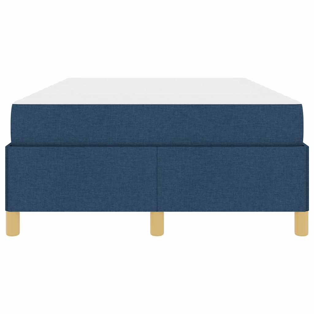 vidaXL Cadru de pat cu saltea albastru 120 x 200 cm țesătură