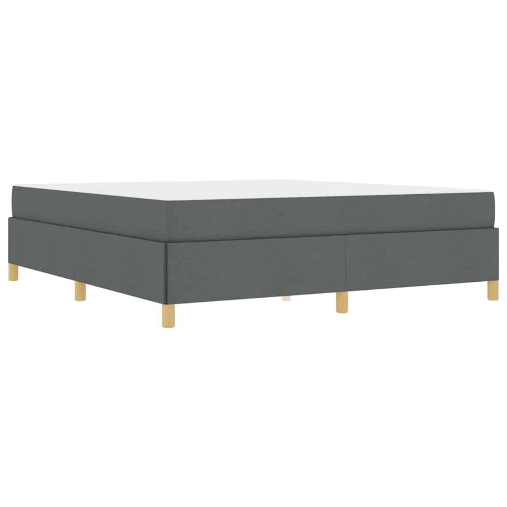 vidaXL Pat cu arcuri Gri închis și Alb și Gri închis 180 x 200 cm vidaXL Pat cu arcuri Gri închis și Alb și Gri închis 180 x 200 cm