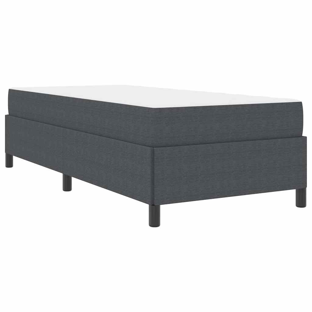 vidaXL Cadru de pat Gri închis 80 x 200 cm Țesătură de catifea vidaXL Cadru de pat Gri închis 80 x 200 cm Țesătură de catifea