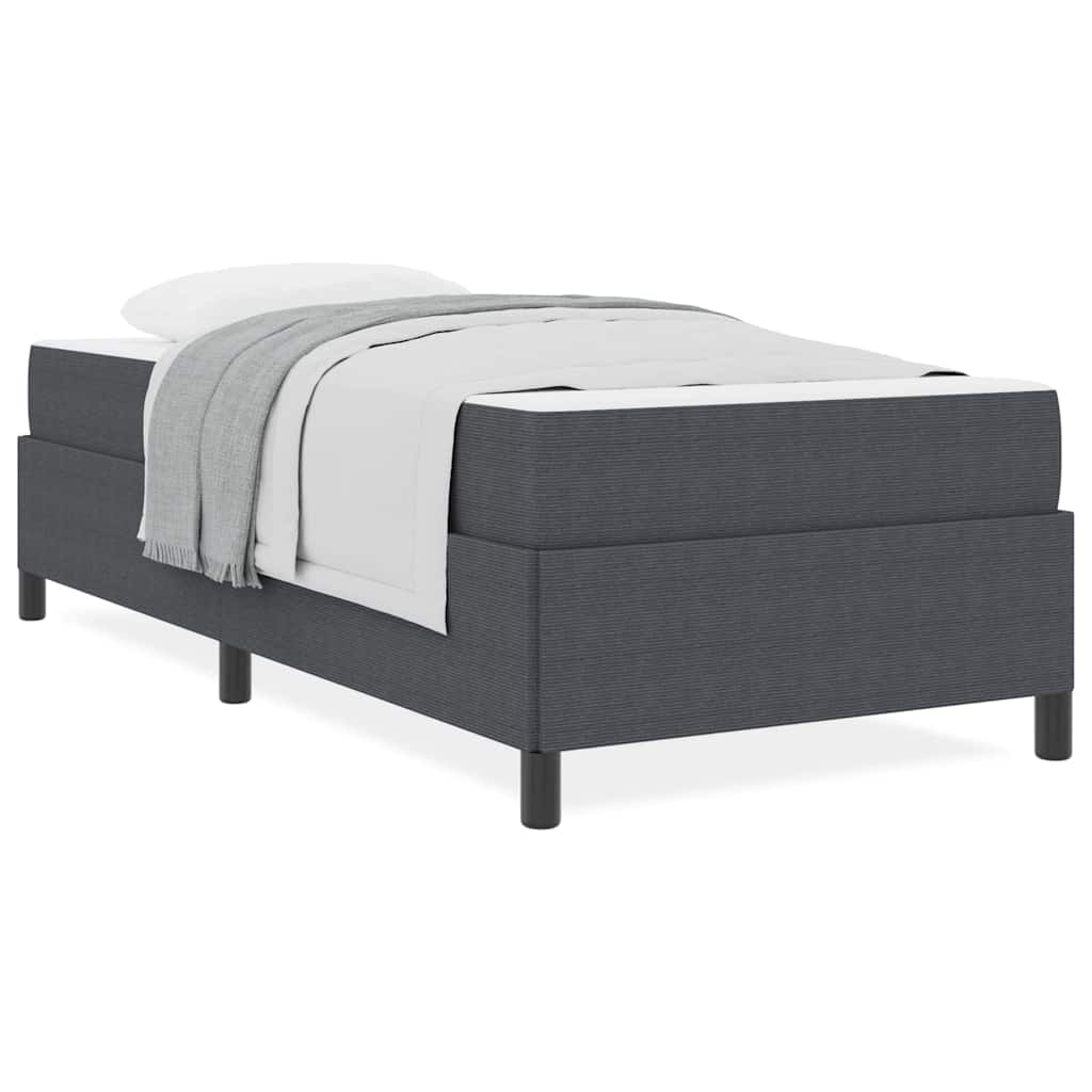 vidaXL Cadru de pat Gri închis 80 x 200 cm Țesătură de catifea vidaXL Cadru de pat Gri închis 80 x 200 cm Țesătură de catifea
