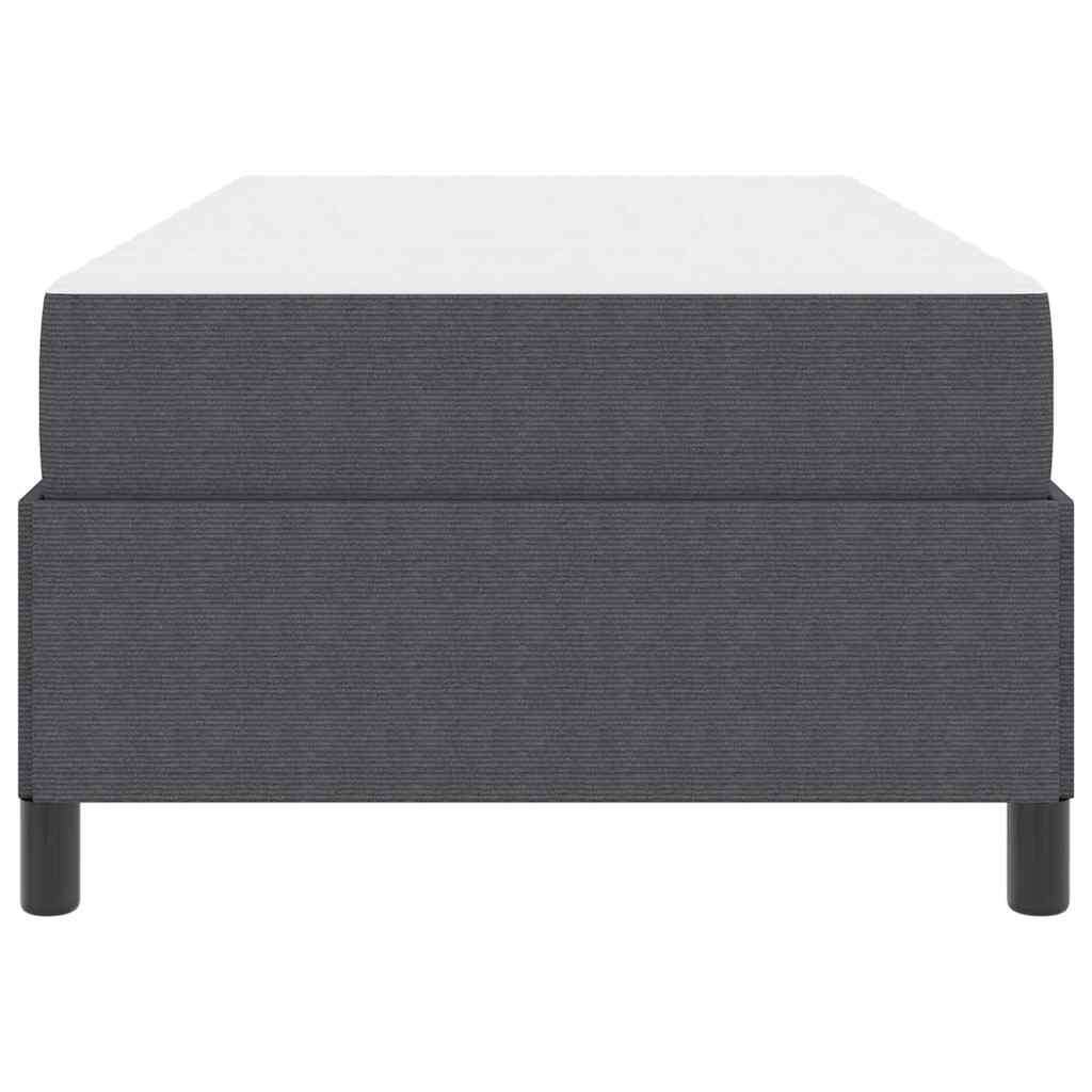 vidaXL Cadru de pat Gri închis 80 x 200 cm Țesătură de catifea vidaXL Cadru de pat Gri închis 80 x 200 cm Țesătură de catifea