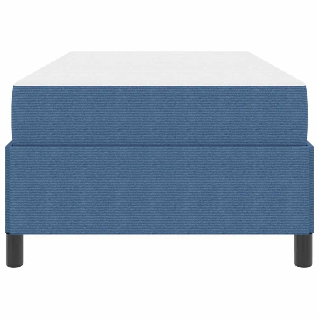 vidaXL Cadru de pat albastru 100 x 200 cm Țesătură de catifea
