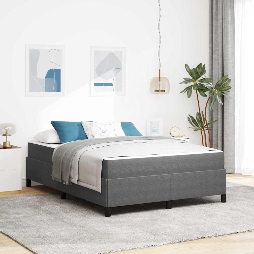 vidaXL Cadru de pat Gri deschis 140 x 190 cm Țesătură de catifea vidaXL Cadru de pat Gri deschis 140 x 190 cm Țesătură de catifea
