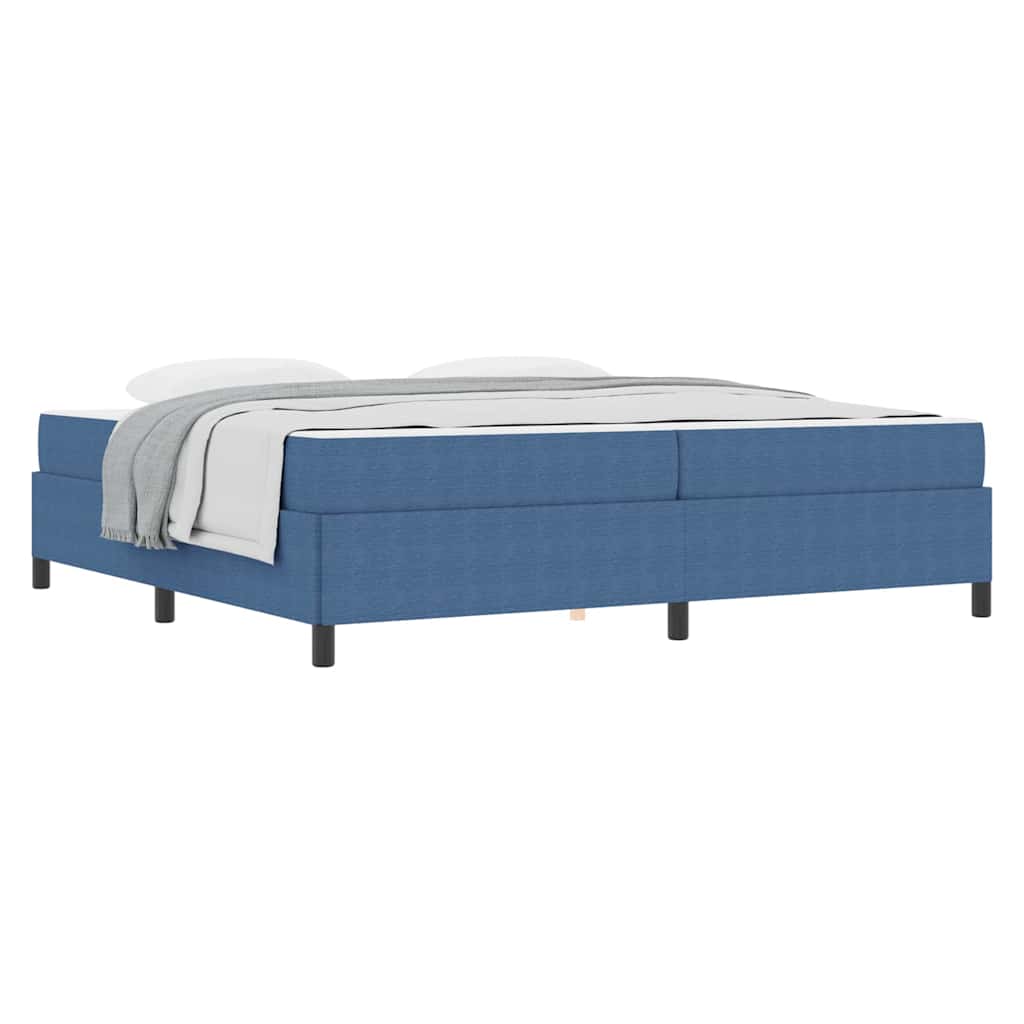 vidaXL Cadru de pat albastru 200 x 200 cm Țesătură de catifea