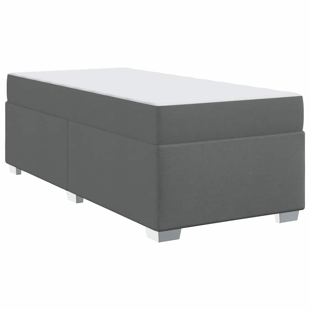 vidaXL Cadru de pat Gri închis 80 x 200 cm țesătură vidaXL Cadru de pat Gri închis 80 x 200 cm țesătură