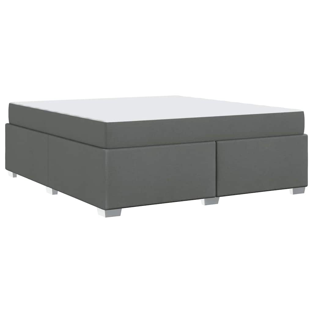 vidaXL Cadru de pat Gri închis 180 x 200 cm țesătură vidaXL Cadru de pat Gri închis 180 x 200 cm țesătură