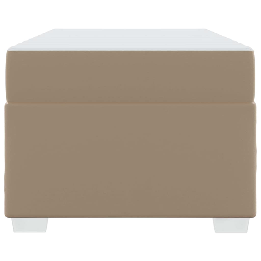 vidaXL Cadru de pat Cappuccino 80 x 200 cm Piele artificială vidaXL Cadru de pat Cappuccino 80 x 200 cm Piele artificială