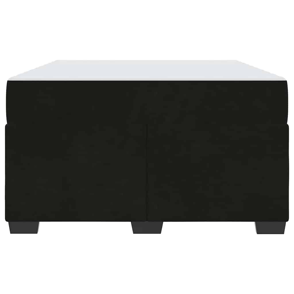 vidaXL Cadru de pat cu saltea cu saltea Negru 120 x 200 cm Catifea