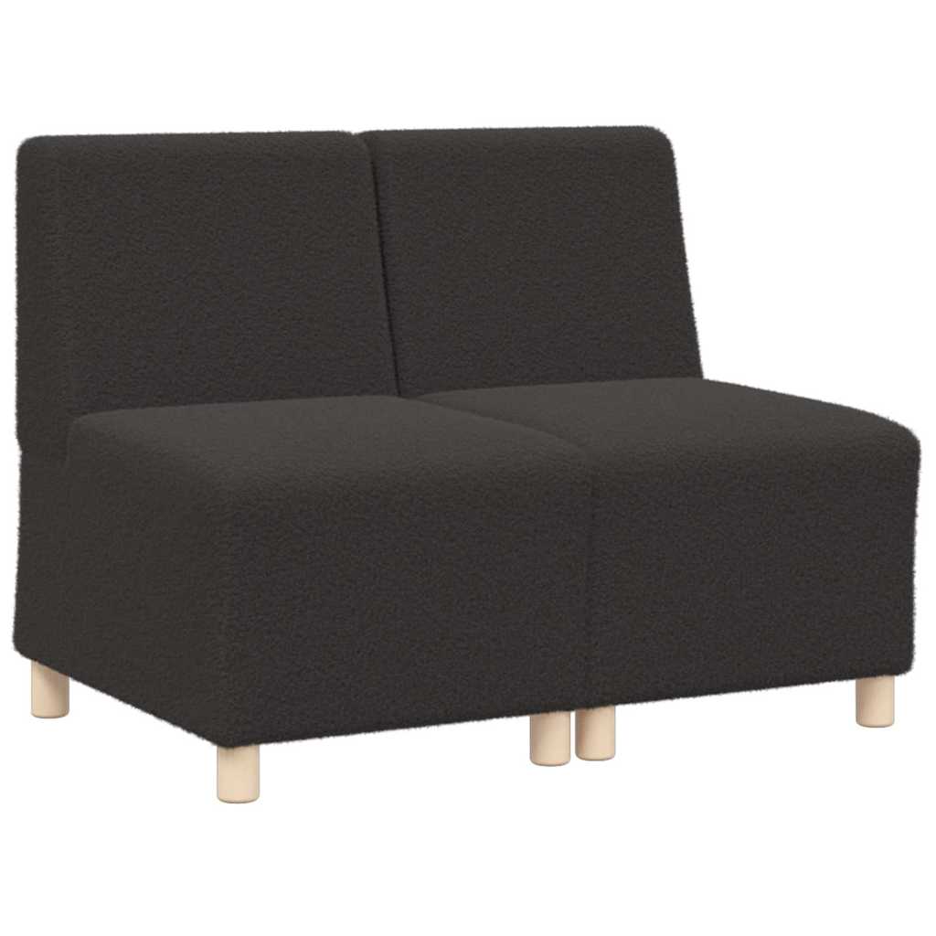 vidaXL Unitate Sofa Modulară Fără Brațe 2 pcs Gri închis