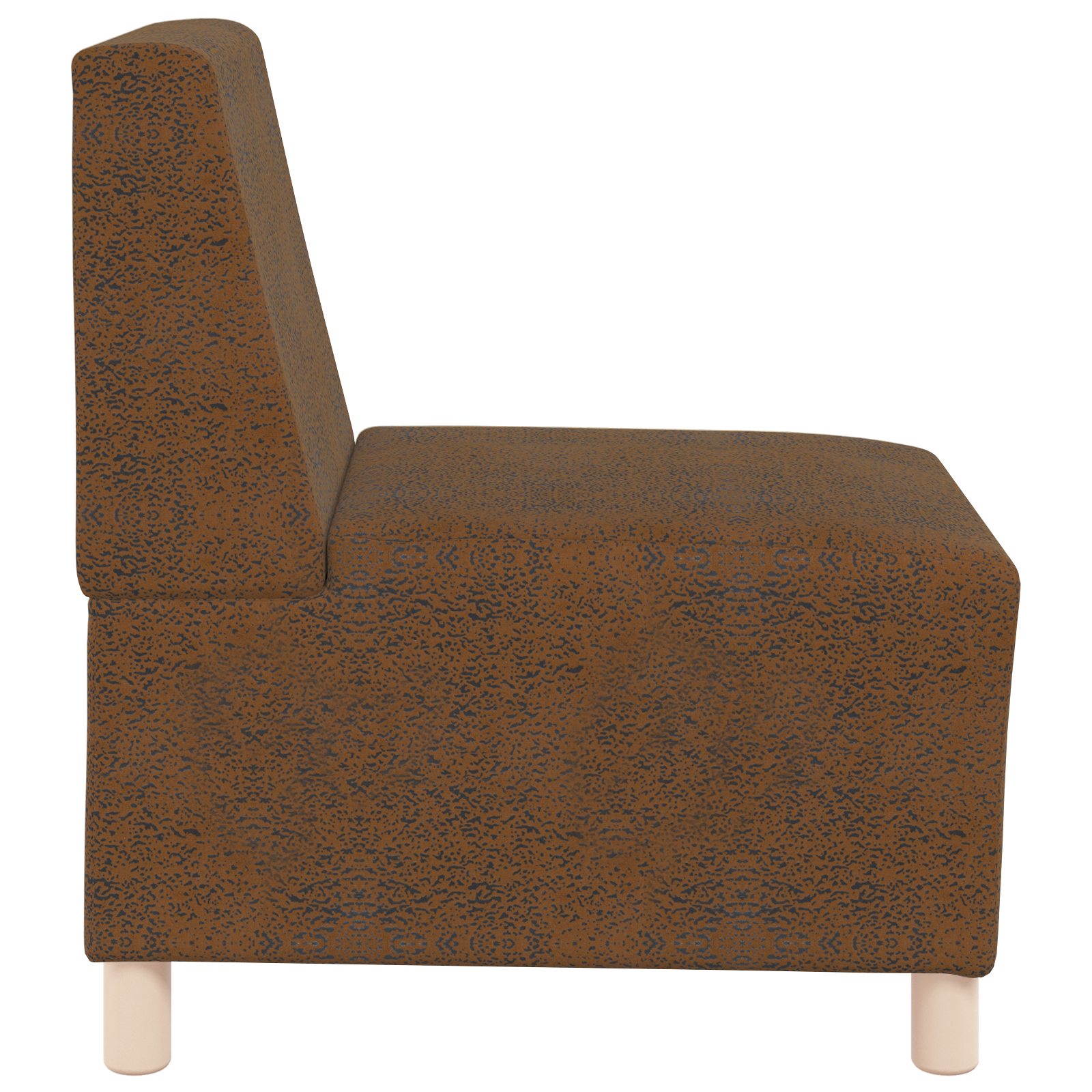 vidaXL Fotoliu 2 pcs Maro 55 x 74 x 82 cm Piele ecologică de suede