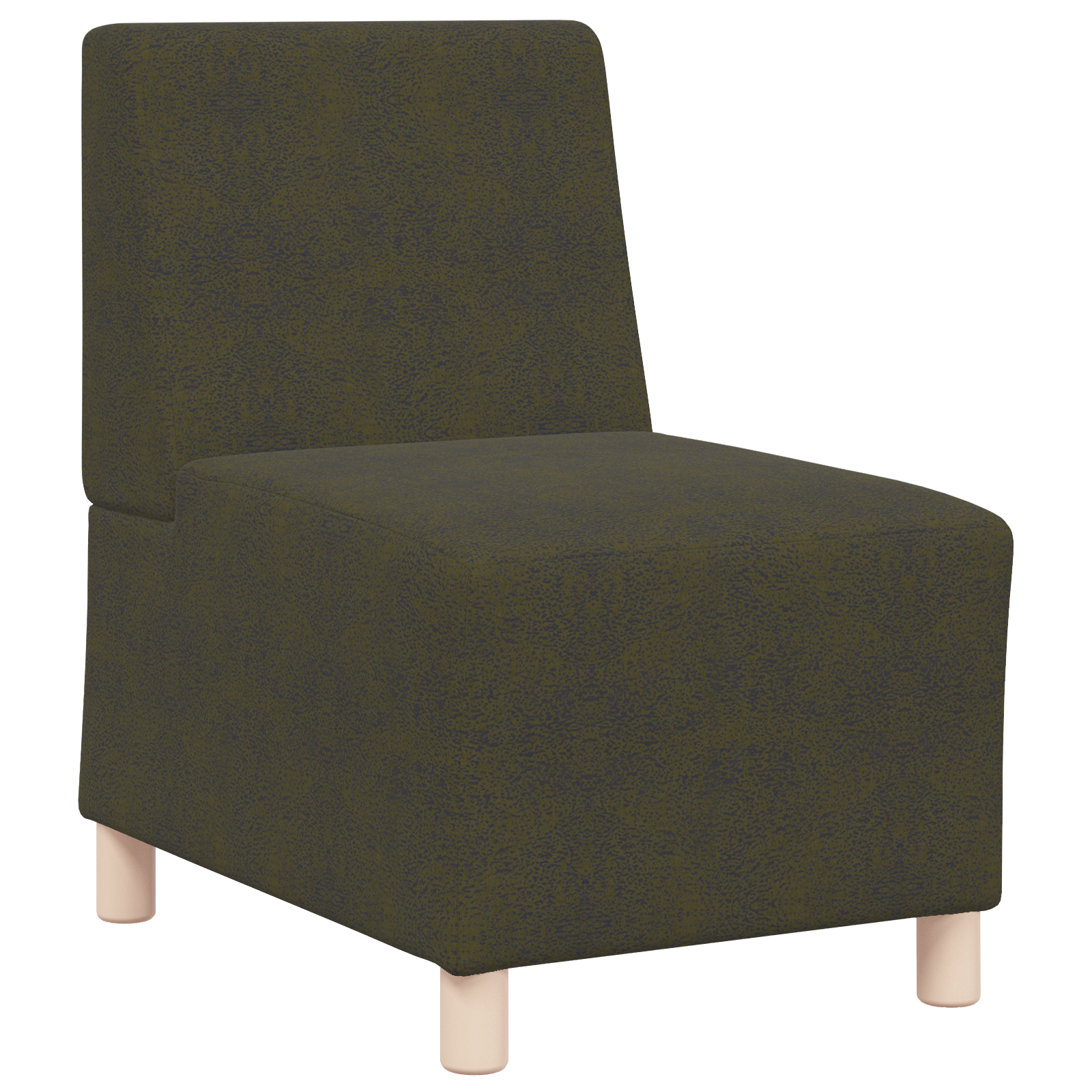 vidaXL Fotoliu 2 pcs Verde 55 x 74 x 82 cm Piele ecologică de suede